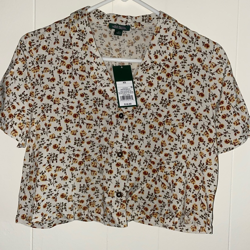 floral button down